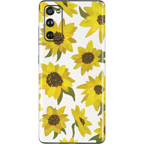 Cat Coq Sunflower Acrylic Galaxy S20 Fan Edition Skin
